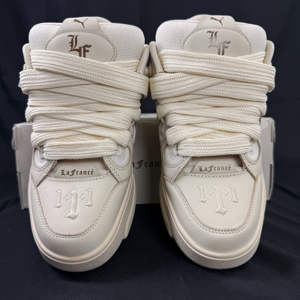 New 2026 Men's PUMA x LaMelo Ball La France Moment Cream Alpine Snow Size 10 - Picture 3 of 12